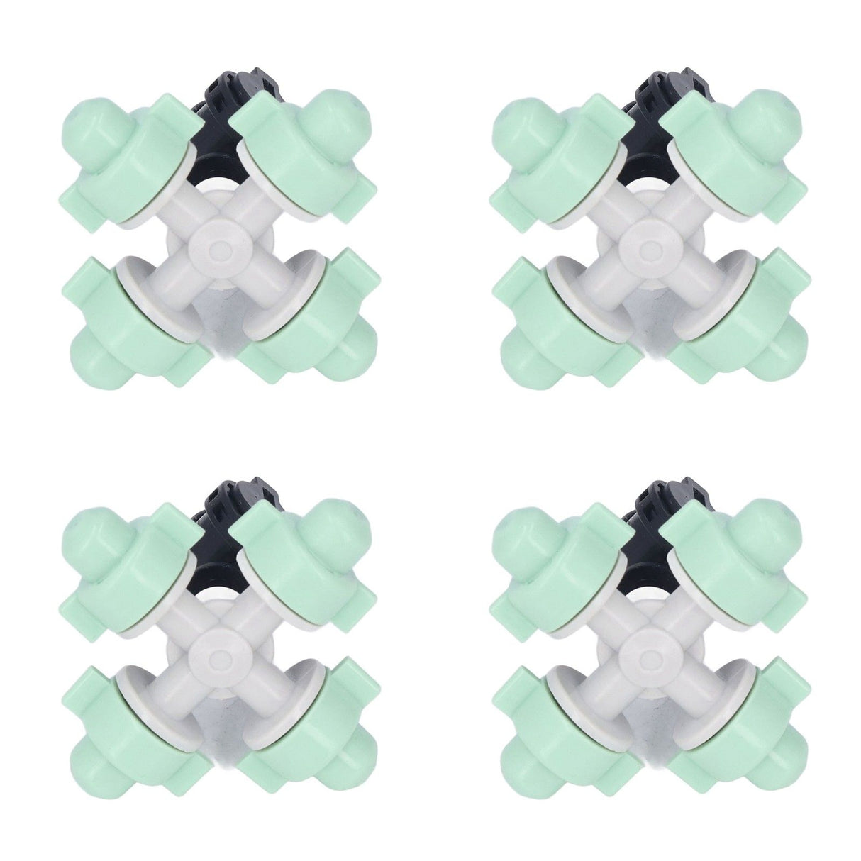 10 Set Cross Misting Spray Nozzle with 4/7mm Joint Micro Irrigation Head for Farmland Garden Sprinklers