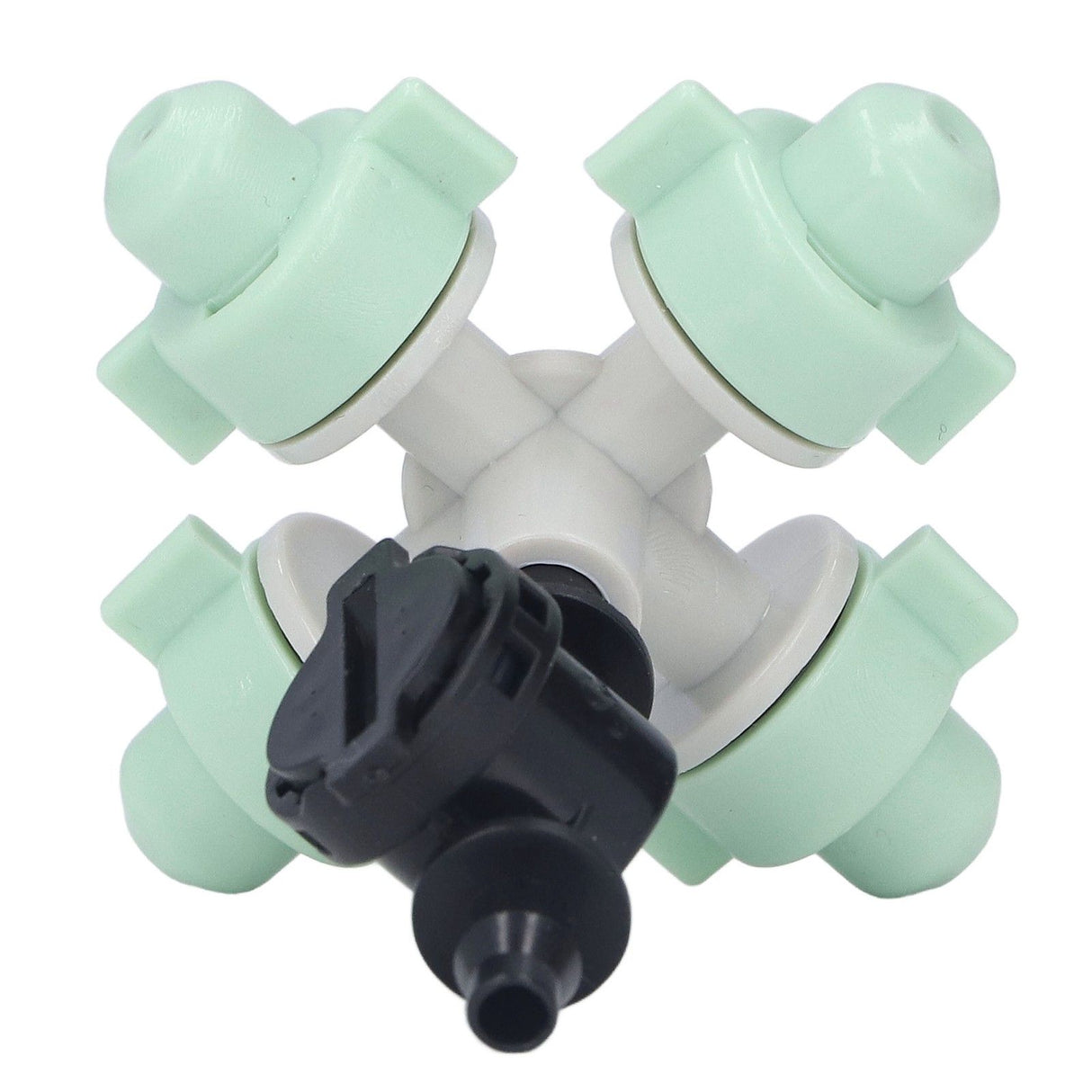 10 Set Cross Misting Spray Nozzle with 4/7mm Joint Micro Irrigation Head for Farmland Garden Sprinklers