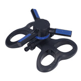 Lawn Sprinkler 360° Automatic Rotation Trifurcate Type with Quick Coupling for Garden Watering Irrigation System