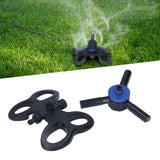 Lawn Sprinkler 360° Automatic Rotation Trifurcate Type with Quick Coupling for Garden Watering Irrigation System