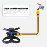 Lawn Sprinkler 360° Automatic Rotation Trifurcate Type with Quick Coupling for Garden Watering Irrigation System - Extra Image