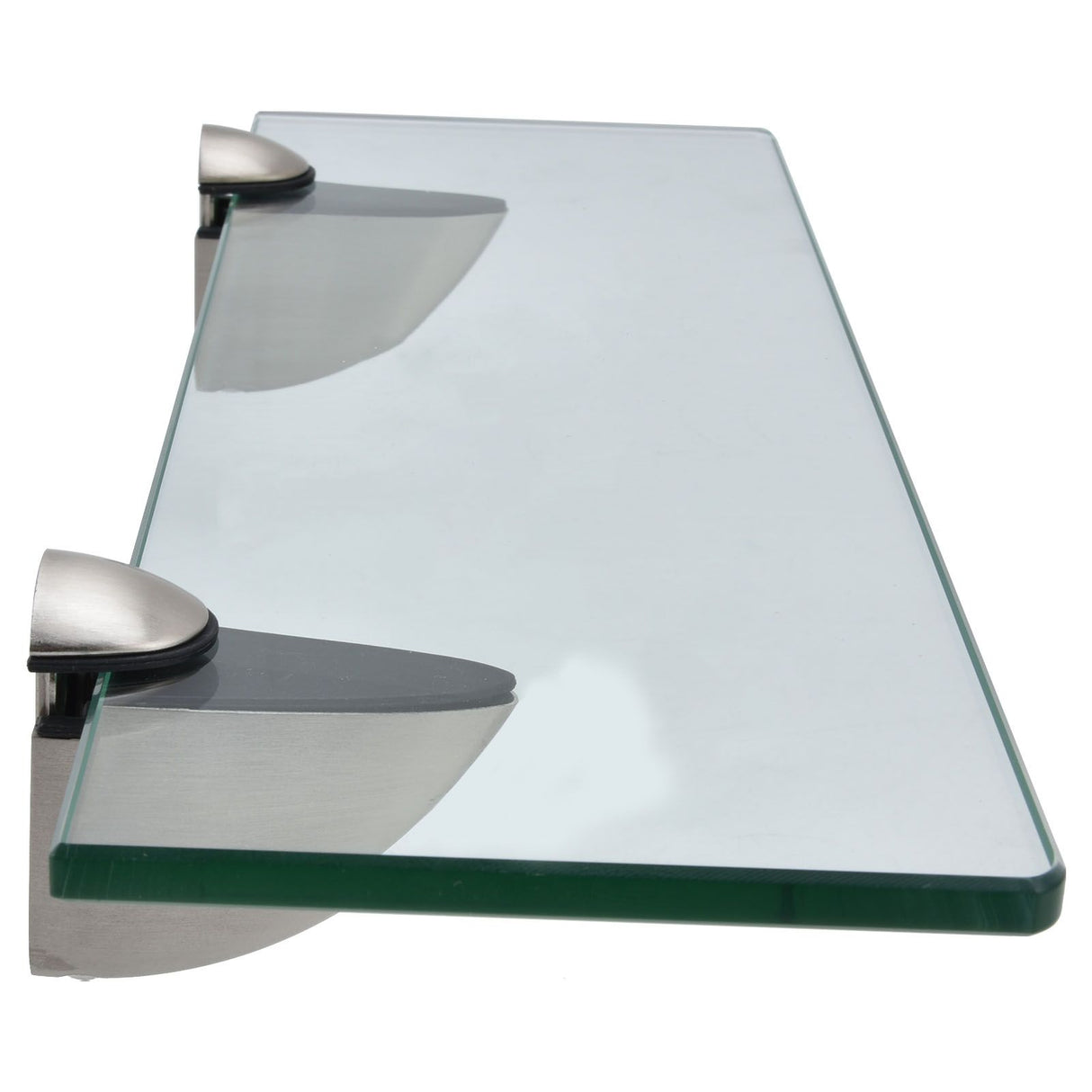 Bathroom Glass Shelf WallMounted Zinc Alloy Storage Rack Bathroom Accessory for Home