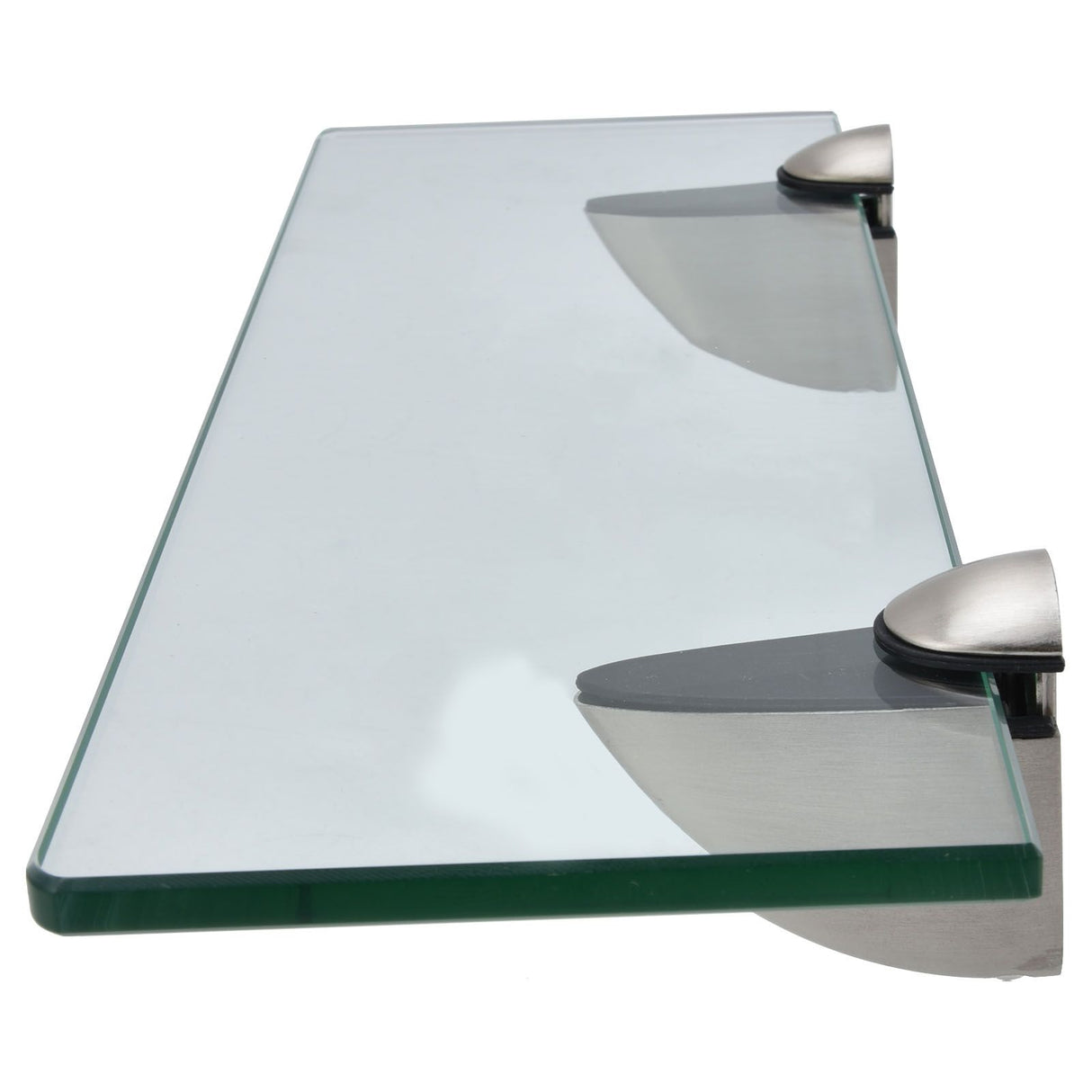 Bathroom Glass Shelf WallMounted Zinc Alloy Storage Rack Bathroom Accessory for Home