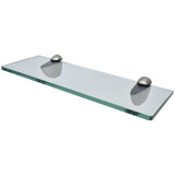 Bathroom Glass Shelf WallMounted Zinc Alloy Storage Rack Bathroom Accessory for Home - Top-Down View