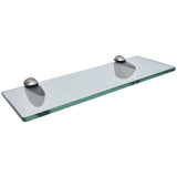 Bathroom Glass Shelf WallMounted Zinc Alloy Storage Rack Bathroom Accessory for Home
