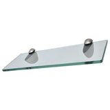 Bathroom Glass Shelf WallMounted Zinc Alloy Storage Rack Bathroom Accessory for Home