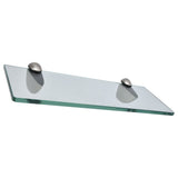 Bathroom Glass Shelf WallMounted Zinc Alloy Storage Rack Bathroom Accessory for Home - Extra Image