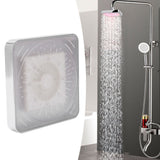 6in LED Shower Head with 7 Colors Changing Innovative Top Shower Sprayer for Bathroom HomeColorful - Extra Image