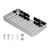 Soap Dish Shelf 304 Stainless Steel Bathroom Hollow Self Draining Wall Mounted Soap Box