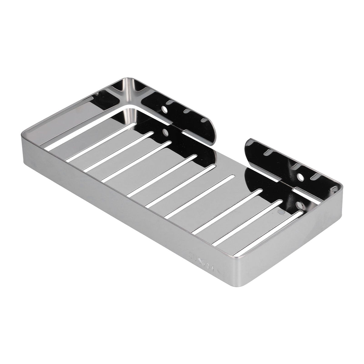 Soap Dish Shelf 304 Stainless Steel Bathroom Hollow Self Draining Wall Mounted Soap Box