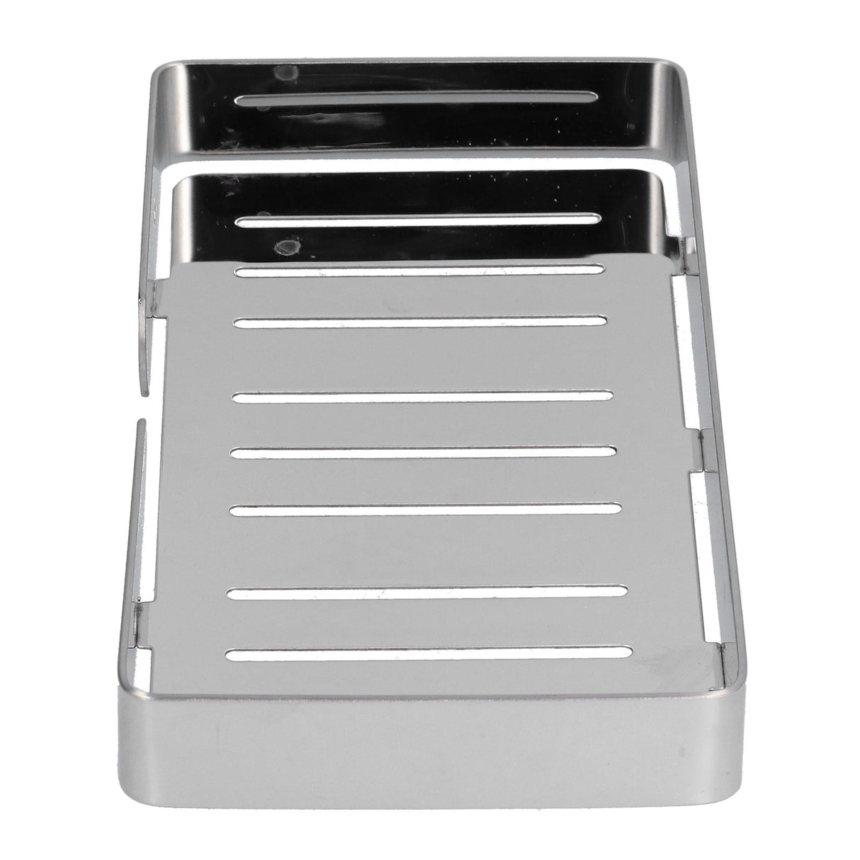 Soap Dish Shelf 304 Stainless Steel Bathroom Hollow Self Draining Wall Mounted Soap Box