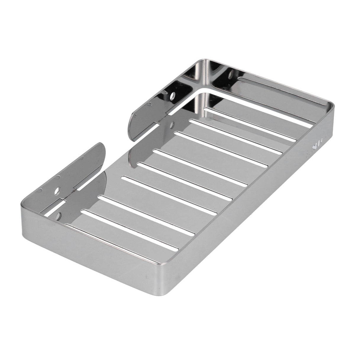 Soap Dish Shelf 304 Stainless Steel Bathroom Hollow Self Draining Wall Mounted Soap Box