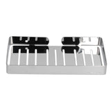 Soap Dish Shelf 304 Stainless Steel Bathroom Hollow Self Draining Wall Mounted Soap Box