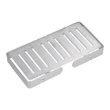 Soap Dish Shelf 304 Stainless Steel Bathroom Hollow Self Draining Wall Mounted Soap Box - Low Angle