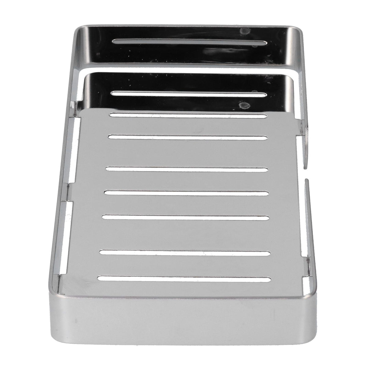 Soap Dish Shelf 304 Stainless Steel Bathroom Hollow Self Draining Wall Mounted Soap Box
