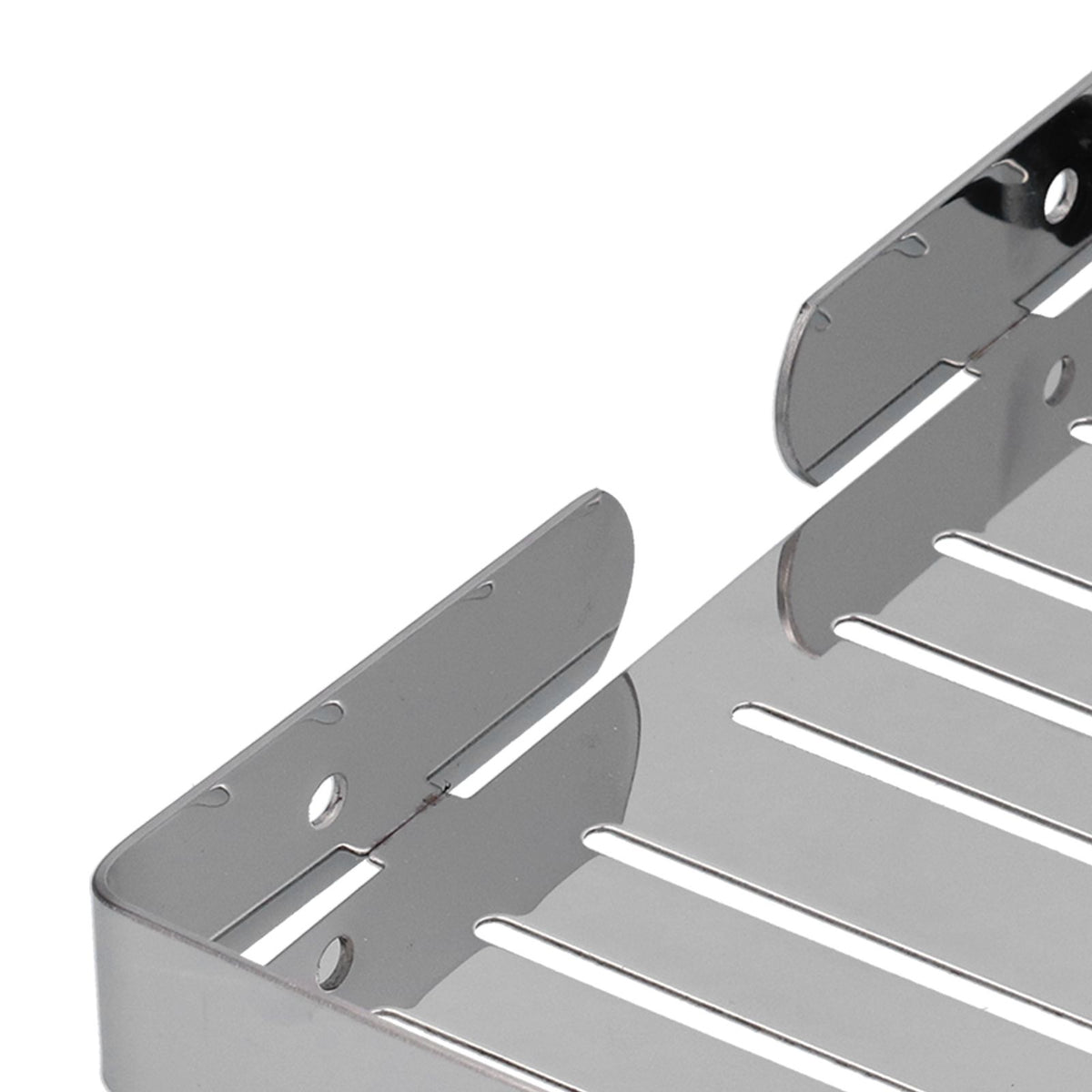Soap Dish Shelf 304 Stainless Steel Bathroom Hollow Self Draining Wall Mounted Soap Box