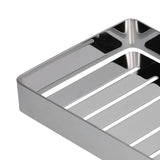 Soap Dish Shelf 304 Stainless Steel Bathroom Hollow Self Draining Wall Mounted Soap Box
