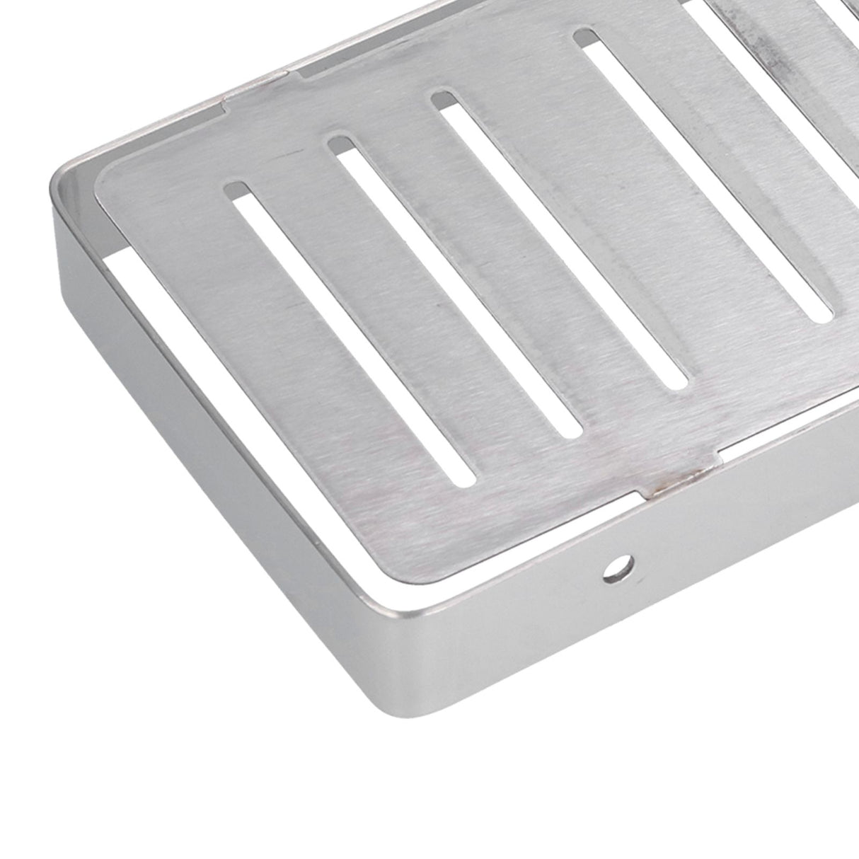 Soap Dish Shelf 304 Stainless Steel Bathroom Hollow Self Draining Wall Mounted Soap Box
