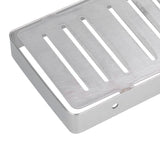 Soap Dish Shelf 304 Stainless Steel Bathroom Hollow Self Draining Wall Mounted Soap Box - Extra Image