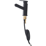 G1/2 Pull Out Faucet Cold Hot Mixer Water Tap with Pull‑Down Sprayer for Bathroom Hotel