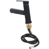 G1/2 Pull Out Faucet Cold Hot Mixer Water Tap with Pull‑Down Sprayer for Bathroom Hotel - Extra Image