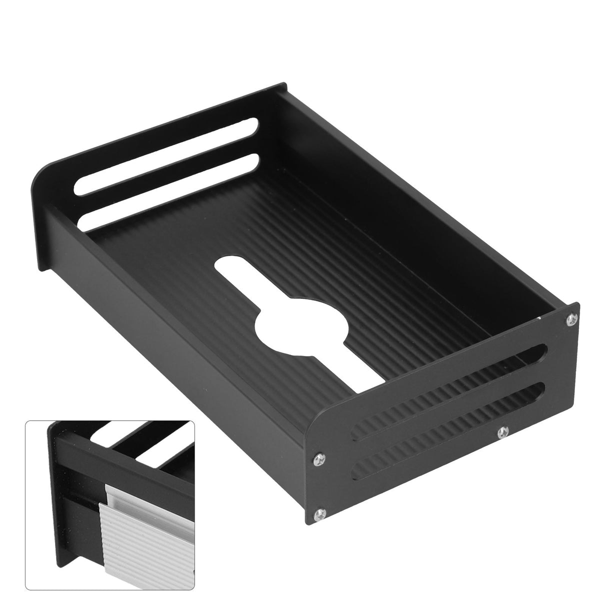 Rectangular Tissue Holder Space Aluminum Creative Can Put Mobile Phone Waterproof Straw Paper Roll Wall Hanging