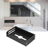Rectangular Tissue Holder Space Aluminum Creative Can Put Mobile Phone Waterproof Straw Paper Roll Wall Hanging - Extra Image