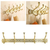 Hanger Antique European Style Zinc Alloy Bathroom Coat Hook for Hanging Coats Jackets Hats Towels Coat Hooks - Extra Image