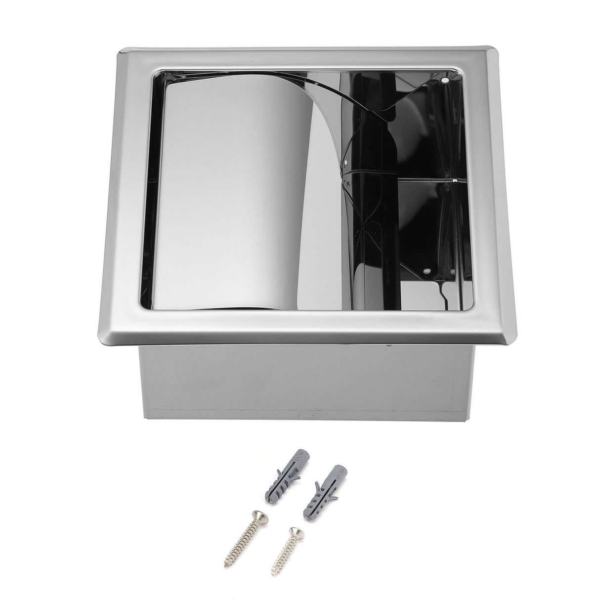 Mirror Surface Toilet Paper Holder Stainless Steel Paper Towel Rack Toilet Tissue Rack for Home Hotel Bathroom