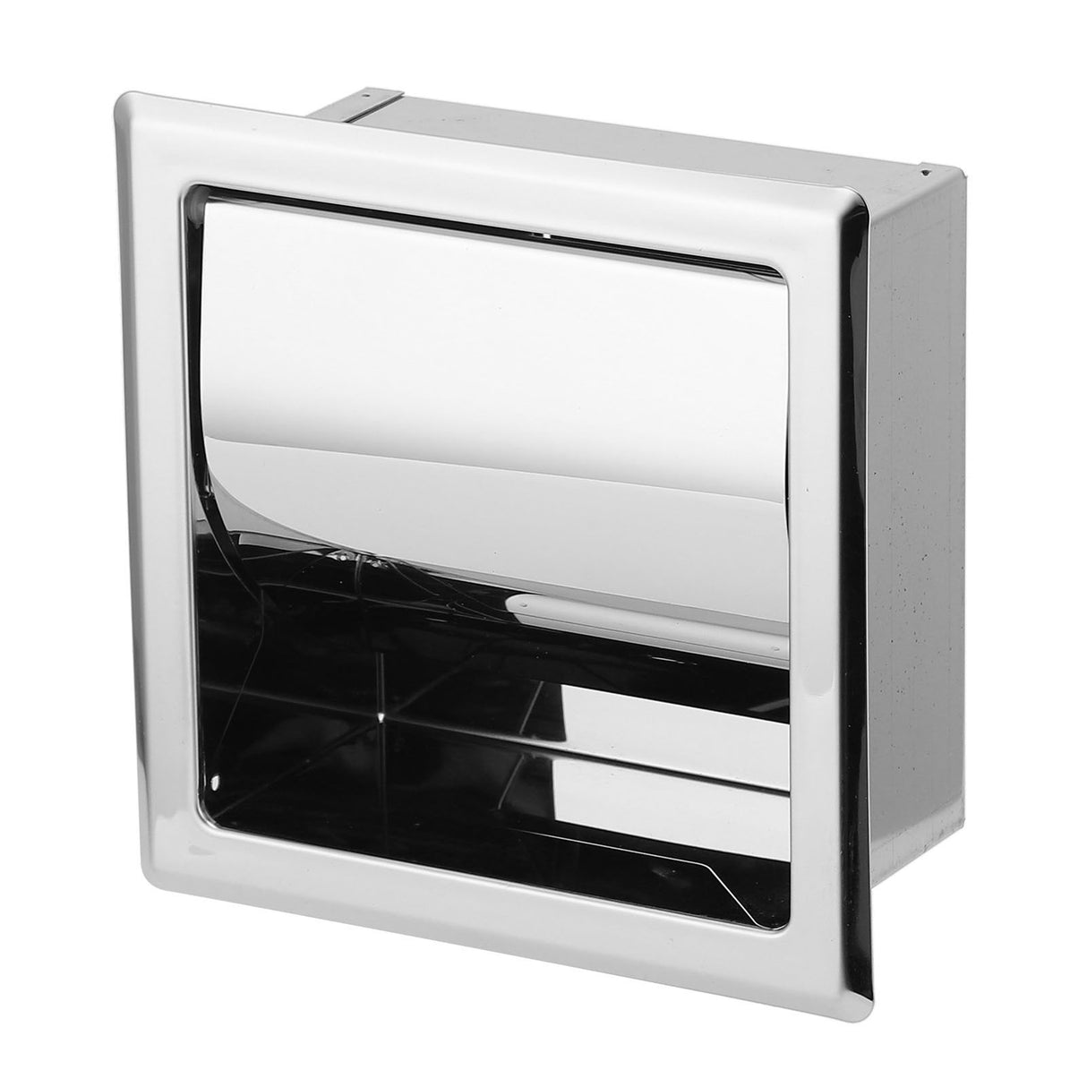 Mirror Surface Toilet Paper Holder Stainless Steel Paper Towel Rack Toilet Tissue Rack for Home Hotel Bathroom