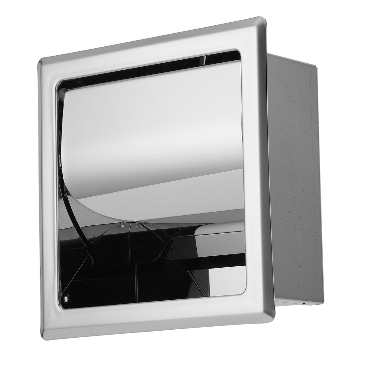 Mirror Surface Toilet Paper Holder Stainless Steel Paper Towel Rack Toilet Tissue Rack for Home Hotel Bathroom