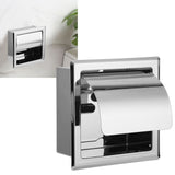 Mirror Surface Toilet Paper Holder Stainless Steel Paper Towel Rack Toilet Tissue Rack for Home Hotel Bathroom