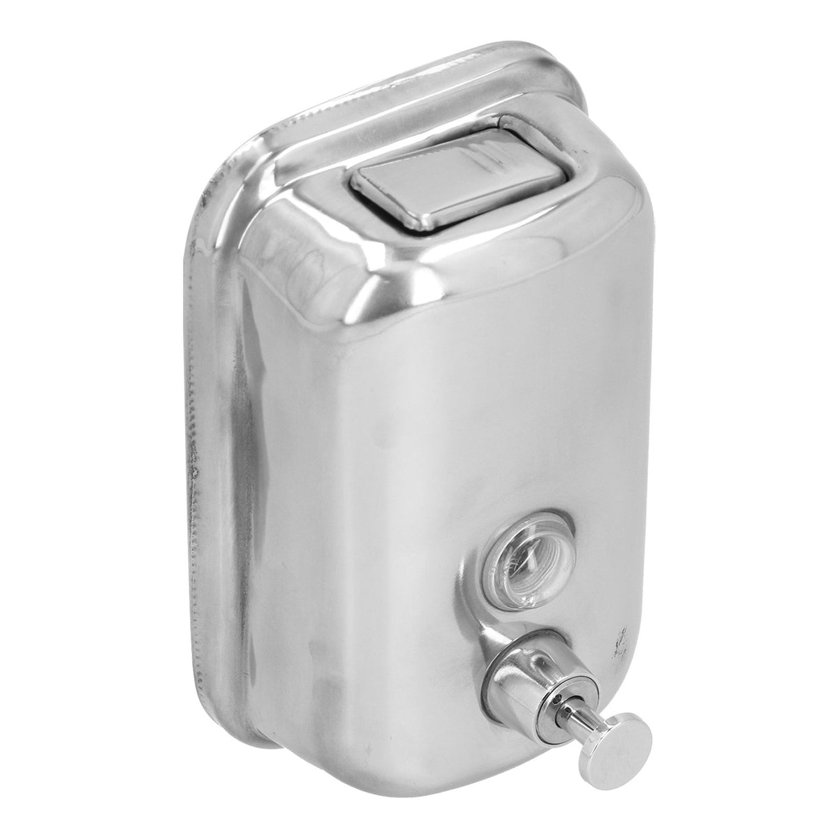 Soap Dispenser Manual Wall Mounted Stainless Steel Shower Gel Shampoo Hand Soap Dispenser 500ml