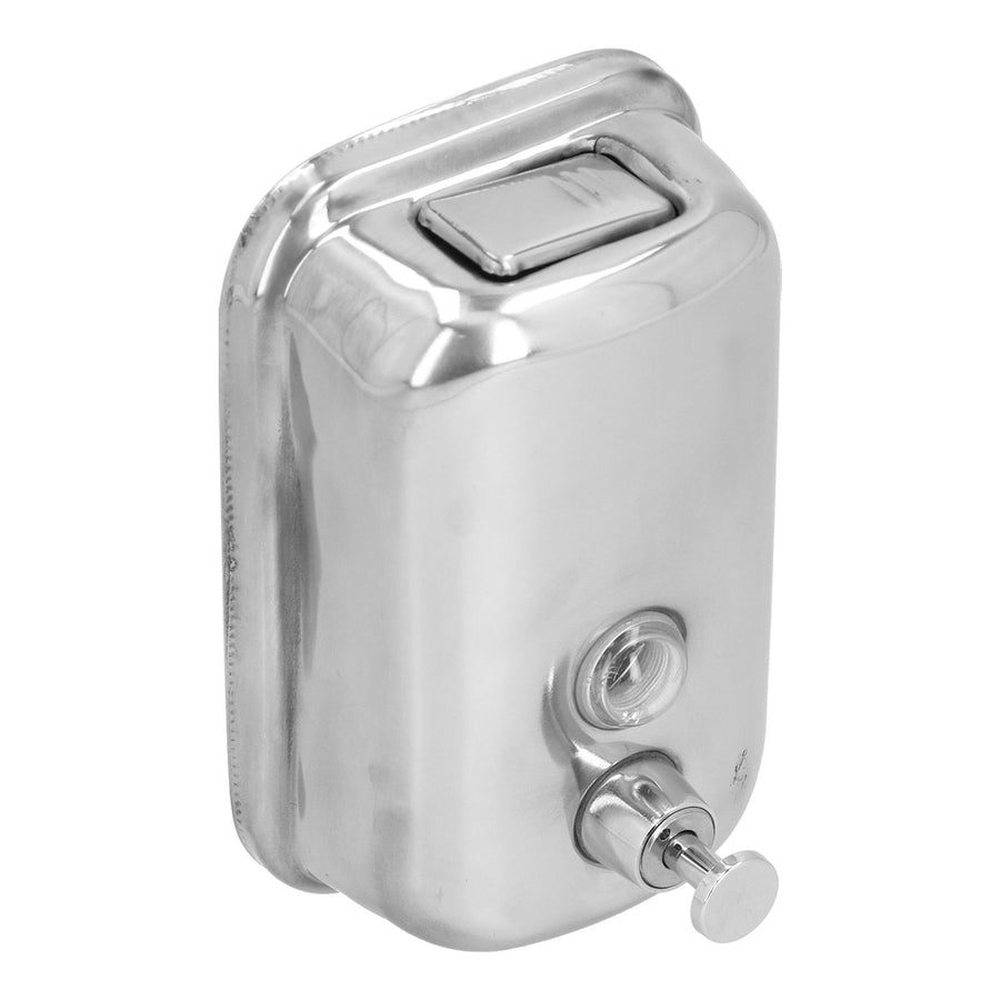 Soap Dispenser Manual Wall Mounted Stainless Steel Shower Gel Shampoo Hand Soap Dispenser 500ml