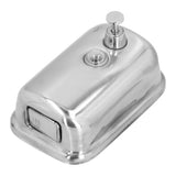 Soap Dispenser Manual Wall Mounted Stainless Steel Shower Gel Shampoo Hand Soap Dispenser 500ml
