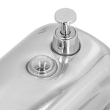 Soap Dispenser Manual Wall Mounted Stainless Steel Shower Gel Shampoo Hand Soap Dispenser 500ml - Extra Image