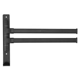 Towel Bar Wall Mounted Rotating Collapsible Space Aluminum Towel Rack for Bathroom - 45-Degree Angle