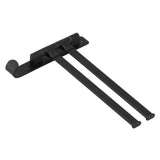 Towel Bar Wall Mounted Rotating Collapsible Space Aluminum Towel Rack for Bathroom - Extra Image