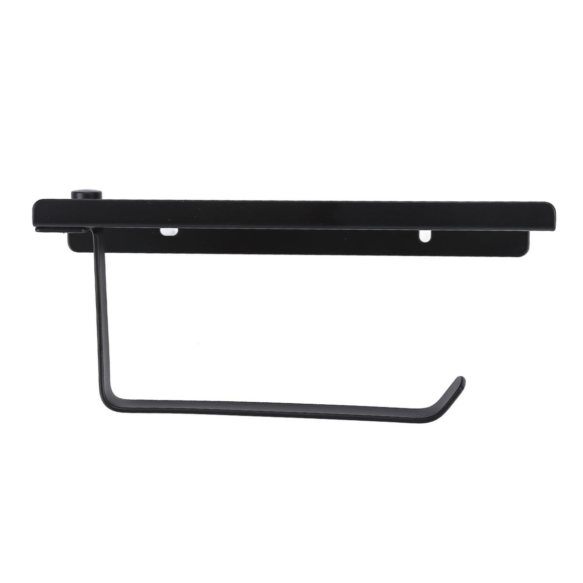 Toilet Paper Holder 304 Stainless Steel Anti Rust Wearable Bathroom Phone Holder for Kitchen WashroomBlack