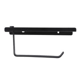 Toilet Paper Holder 304 Stainless Steel Anti Rust Wearable Bathroom Phone Holder for Kitchen WashroomBlack - Extra Image