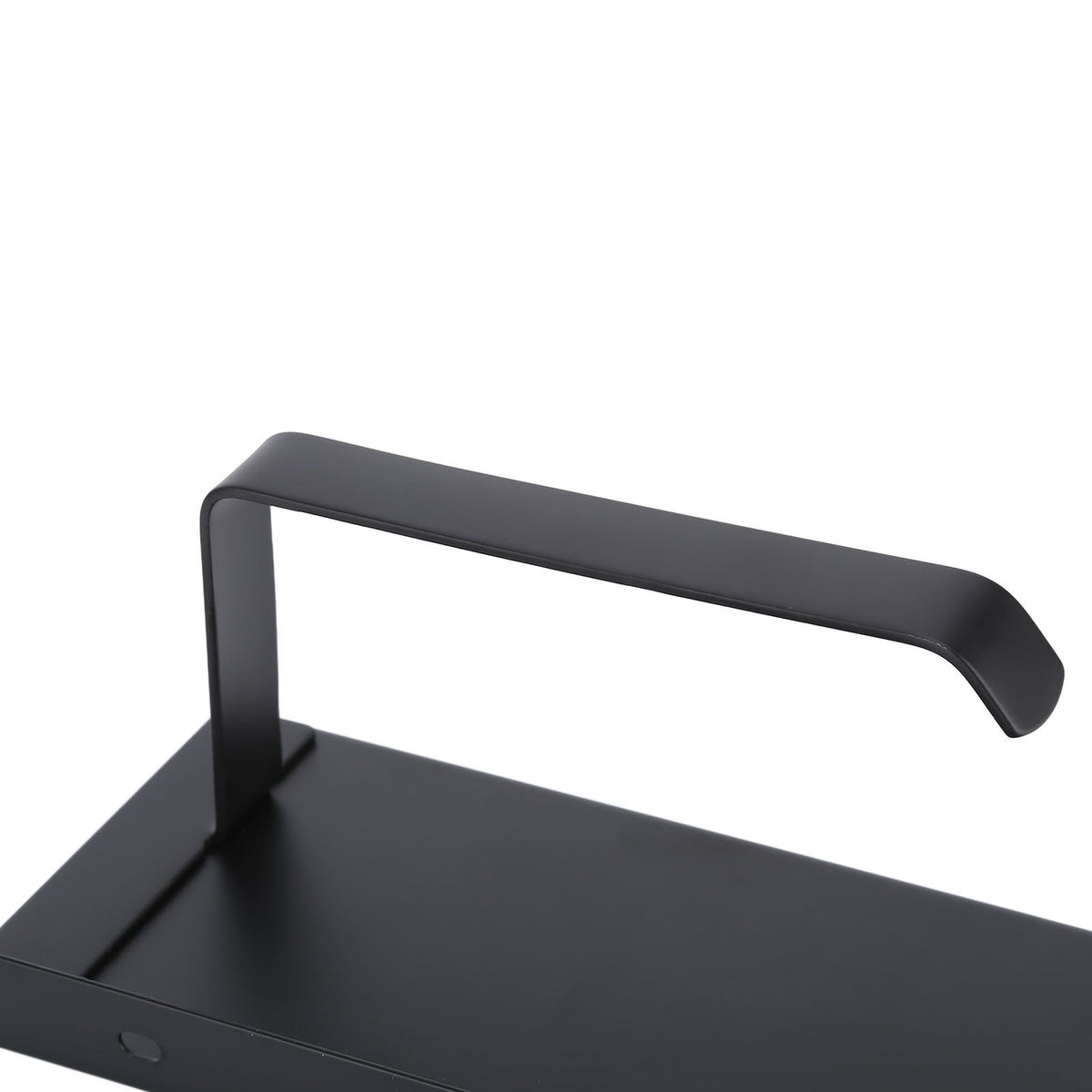 Toilet Paper Holder 304 Stainless Steel Anti Rust Wearable Bathroom Phone Holder for Kitchen WashroomBlack