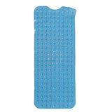 Bath Mat Mat PVC Anti Slip Mat for Bathroom Kitchen Hotel Toilet Shower Room 100x40cmBlue - Side View