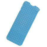 Bath Mat Mat PVC Anti Slip Mat for Bathroom Kitchen Hotel Toilet Shower Room 100x40cmBlue - Top-Down View