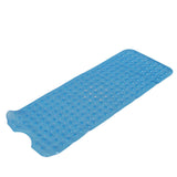 Bath Mat Mat PVC Anti Slip Mat for Bathroom Kitchen Hotel Toilet Shower Room 100x40cmBlue - Extra Image