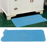 Bath Mat Mat PVC Anti Slip Mat for Bathroom Kitchen Hotel Toilet Shower Room 100x40cmBlue - Extra Image