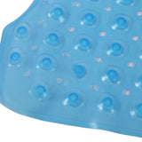 Bath Mat Mat PVC Anti Slip Mat for Bathroom Kitchen Hotel Toilet Shower Room 100x40cmBlue - Extra Image