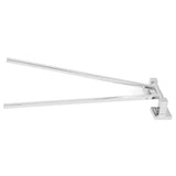 Stainless Steel Towel Rack Bar 180° Rotatable Towel Bathrobe Hanger Holder for Bathroom2 Rods