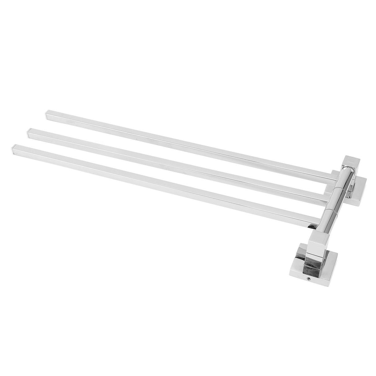 Stainless Steel Towel Rack Bar 180° Rotatable Towel Bathrobe Hanger Holder for Bathroom3 Rods