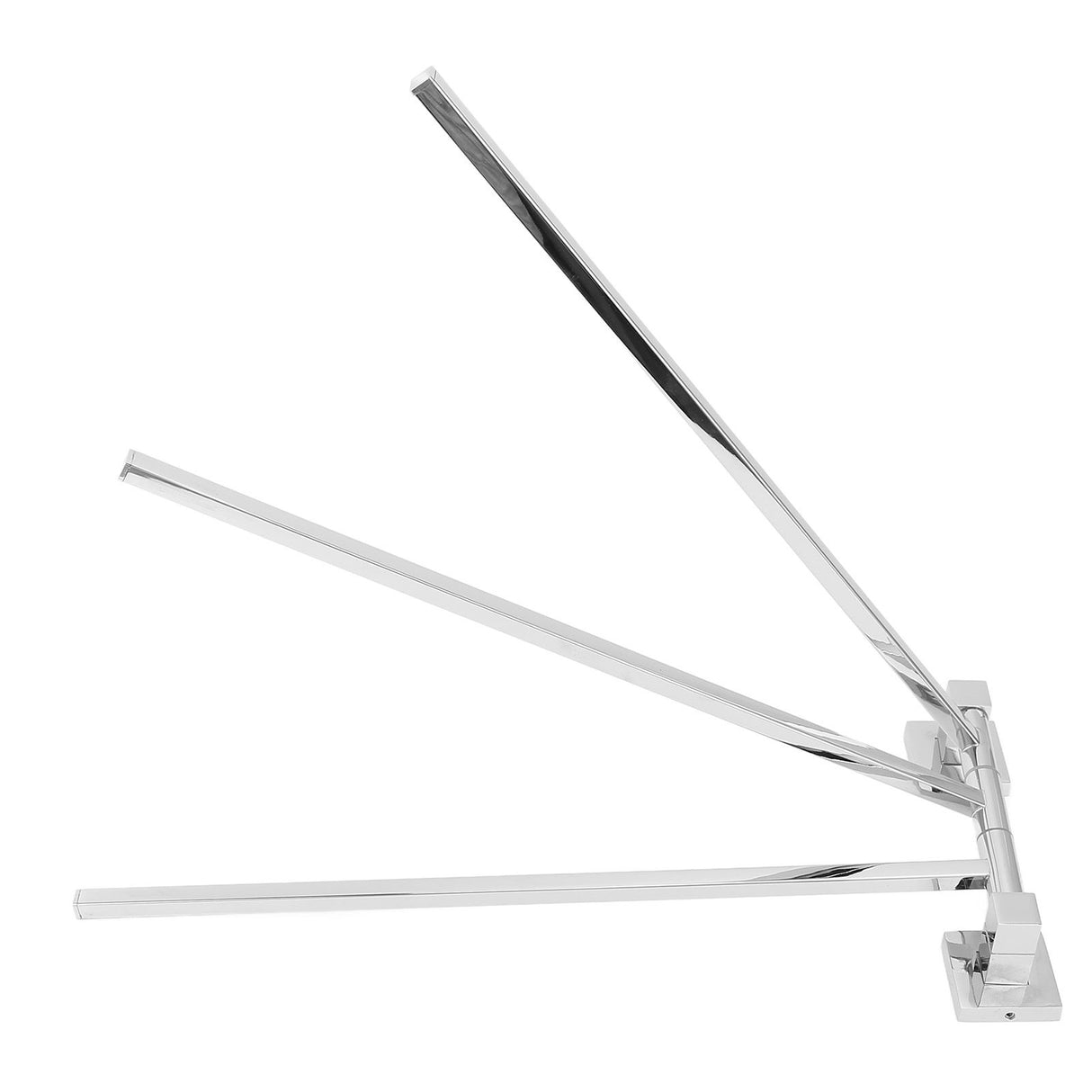 Stainless Steel Towel Rack Bar 180° Rotatable Towel Bathrobe Hanger Holder for Bathroom3 Rods