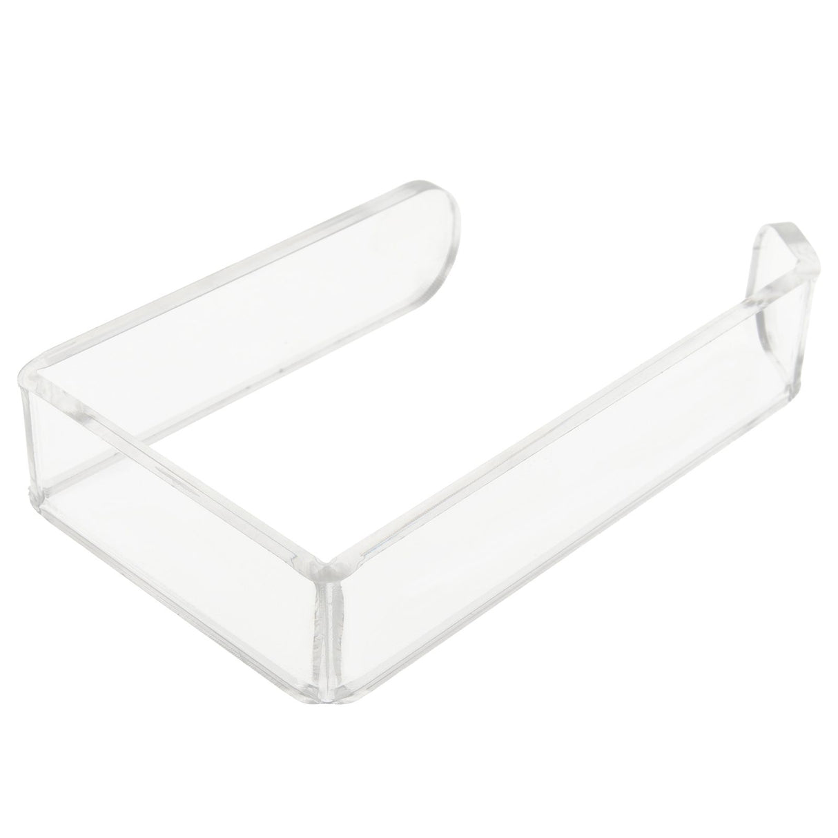 Toilet Paper Holder No Drilling Acrylic Transparent Wall Mount Toilet Paper Roll Holder for Bathroom Kitchen